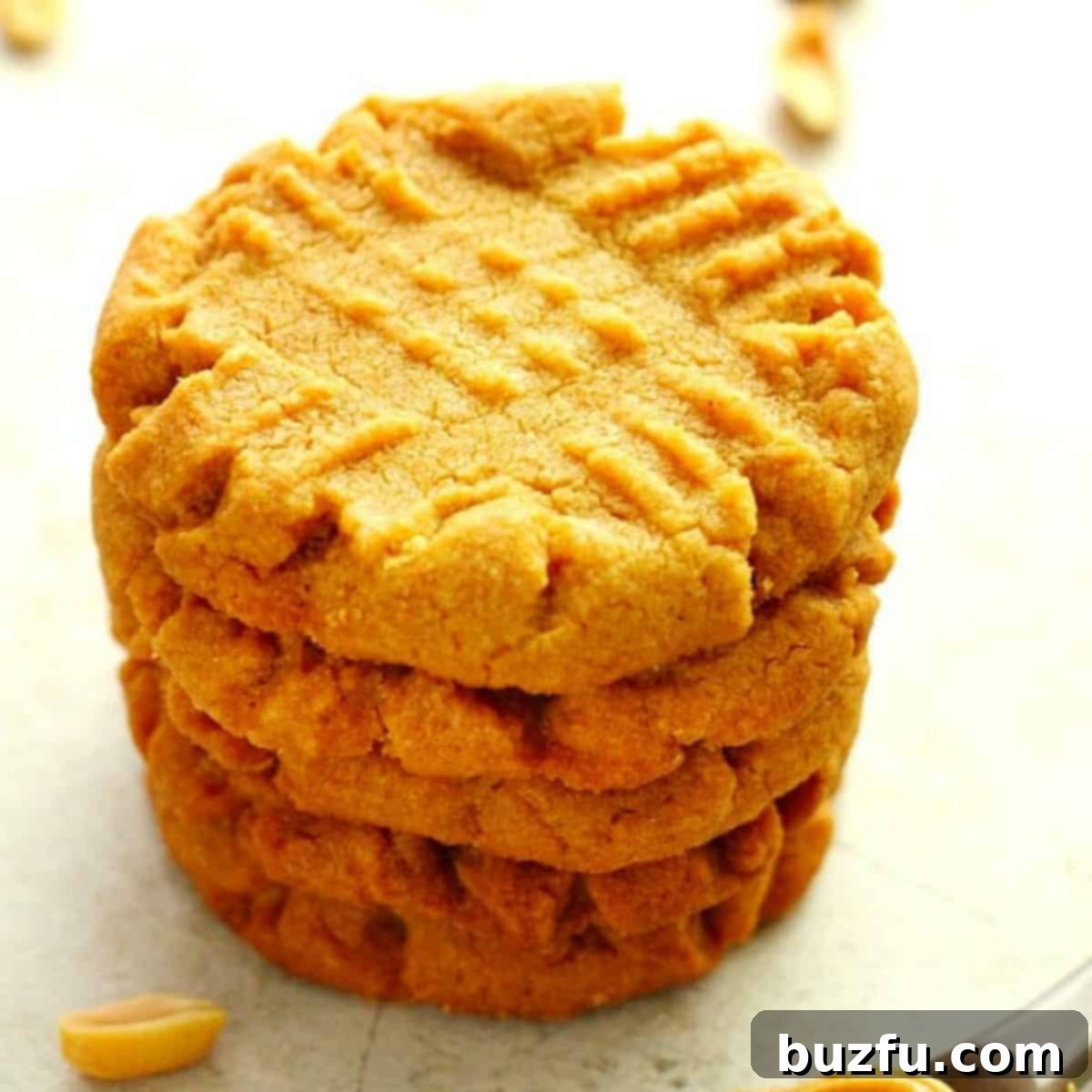 Chewy Flourless Peanut Butter Cookies 1 featured 101