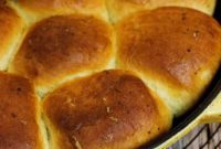 Bright Citrus Herb Skillet Buns