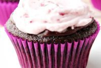 Velvet Cherry Chocolate Cream Cupcakes