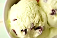 No Churn Mint Chocolate Chip Magic