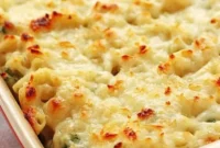 Nourishing Spinach Dip Macaroni Bake