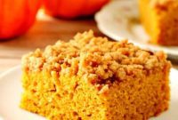 Cozy Pumpkin Spice Coffee Cake