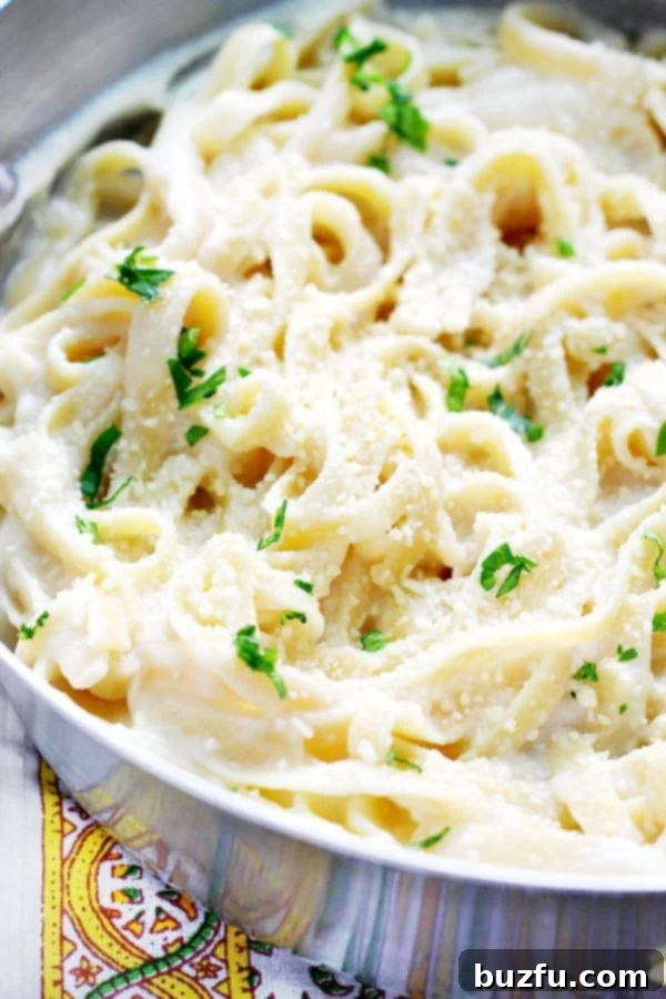 Guilt-Free Fettuccine Alfredo 1 featured 12788