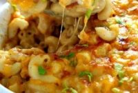 Decadent Queso Mac and Cheese with Crispy Bacon