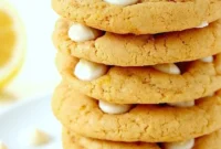 Zesty Lemon White Chocolate Chip Cookies
