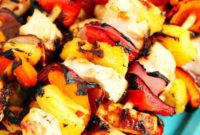Grilled Pineapple Chicken Skewers