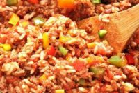 One-Pan Stuffed Bell Pepper Rice