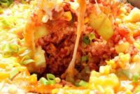 Cheesy Salsa Rice with Fresh Zucchini and Sweet Corn