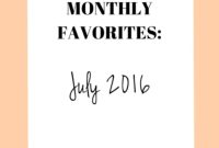 What I Loved in July 2016
