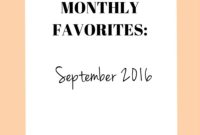 September 2016 Highlights