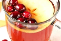 Slow Cooker Apple Cranberry Comfort Brew