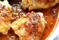 Caramelized Onion Roasted Chicken