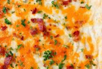 Golden Cheesy Mashed Potato Bake