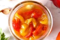 Sweet and Tangy Marinated Roasted Peppers