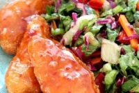 Vibrant Asian Chopped Salad with Zesty Garlic Sesame Vinaigrette