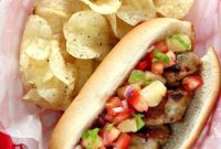 Tropical Twist Grilled Chicken Sausage and Pineapple Salsa