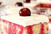 Luscious Cherry Poke Cake