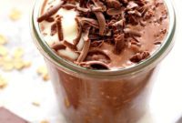 Heavenly Chocolate Peanut Butter Overnight Oats