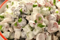 Simple Chicken Salad with Sweet Grapes