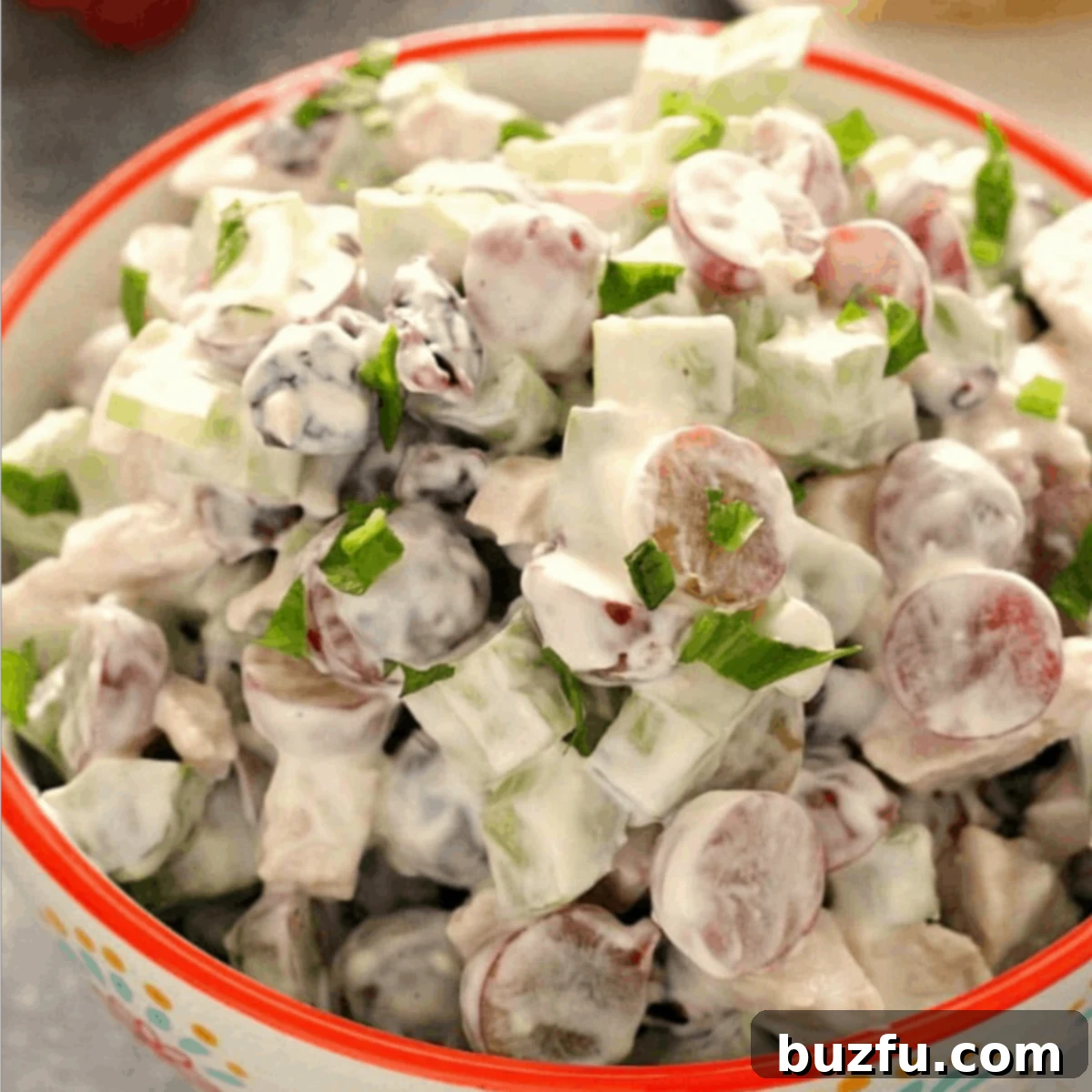 Simple Chicken Salad with Sweet Grapes 1 featured 18774