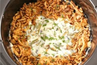 Effortless Slow Cooker Green Bean Casserole