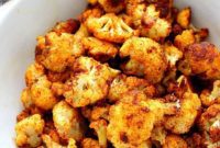 Crispy Shawarma Roasted Cauliflower