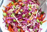 Vibrant Sesame Ginger Slaw