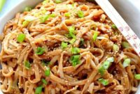 Creamy Thai Peanut Noodles