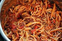 Perfect Instant Pot Spaghetti