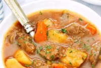 Hearty Pressure Cooker Beef Stew