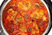 Effortless Instant Pot Chicken Cacciatore