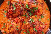Creamy Hungarian Paprika Chicken