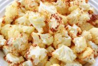 Golden Crispy Air Fryer Cauliflower