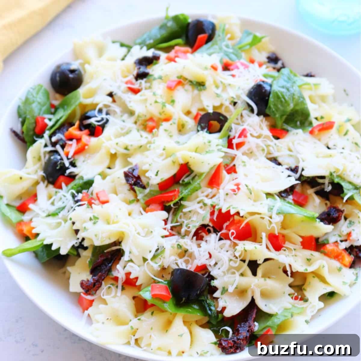 Rustic Tuscan Pasta Salad 1 featured 36081
