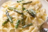 Zesty Creamy Asparagus Pasta