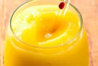 Tropical Mango Margarita Slushy