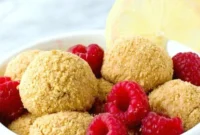 Effortless Lemon Raspberry No-Bake Cheesecake Bites