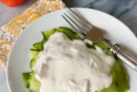 Creamy Garlic Mushroom Zucchini Noodles Little Chefs Can Make