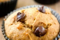 Spiced Pumpkin Chocolate Chip Muffins