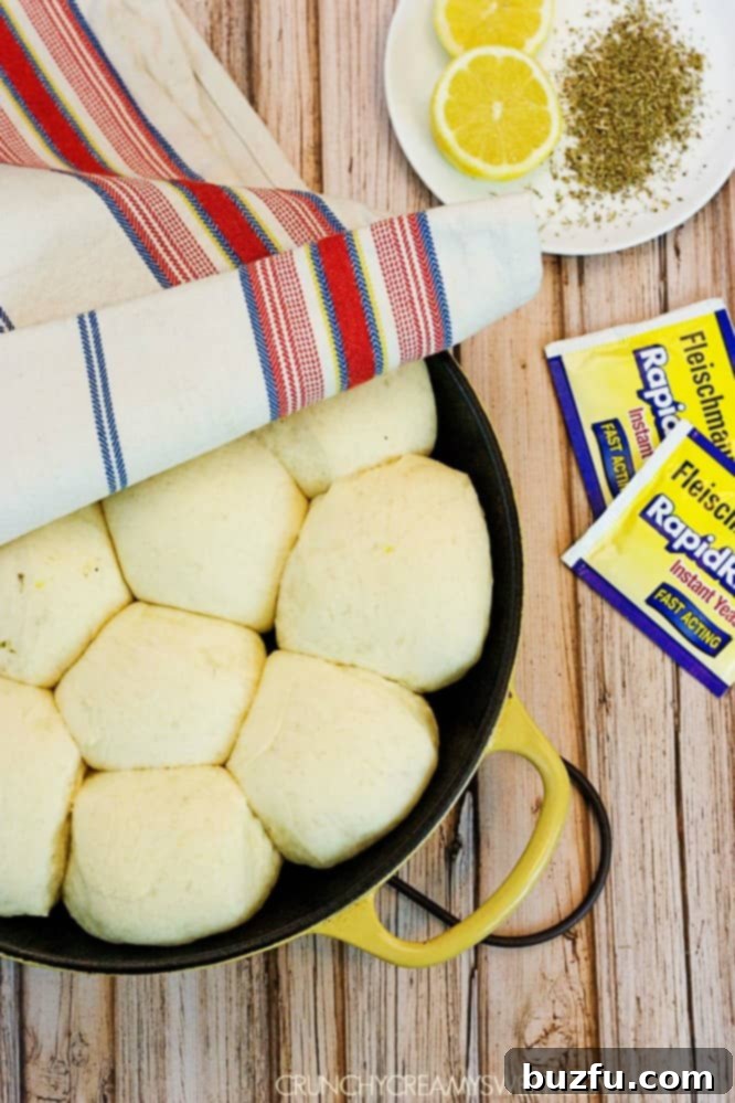 Citrus and Herb Dinner Rolls