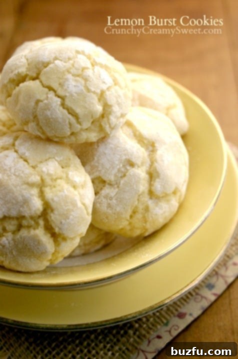 lemon-cookies-1 - soft and chewy lemon cookies