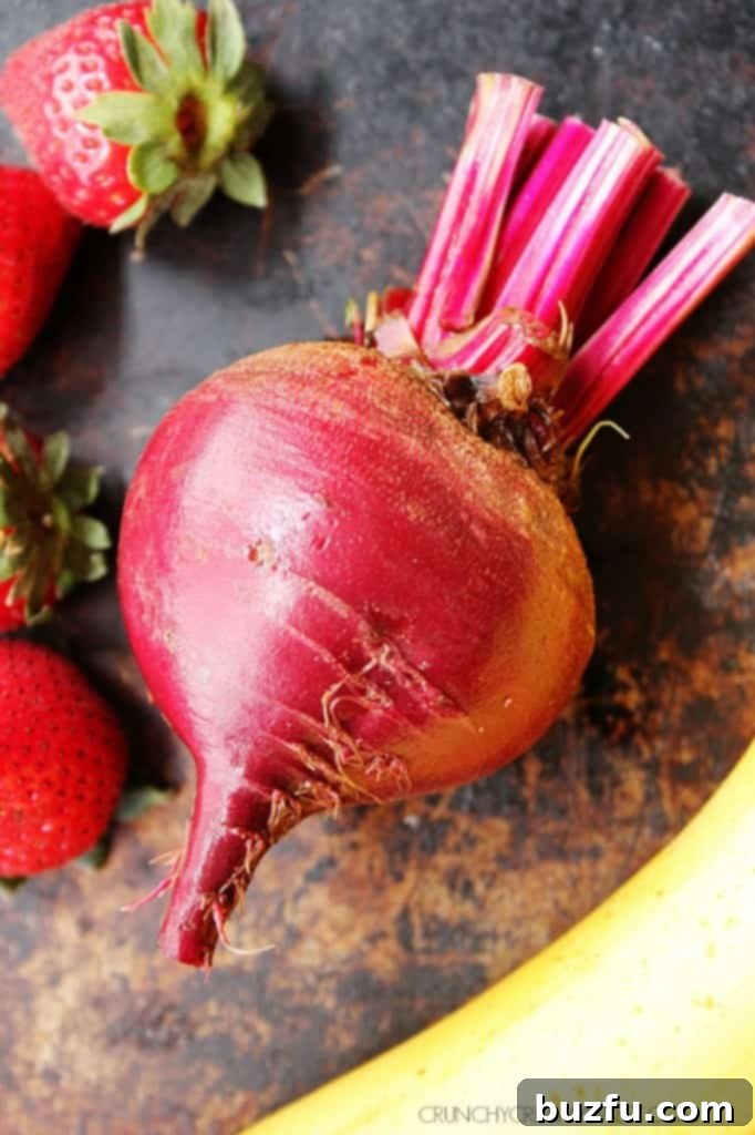 Vibrant Beet Boost 2 Infographic detailing the numerous benefits of beets for health.