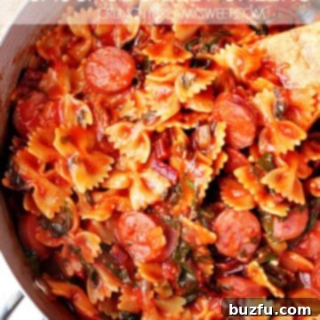 20-Minute One-Pot Pasta with Sausage and Beet Greens