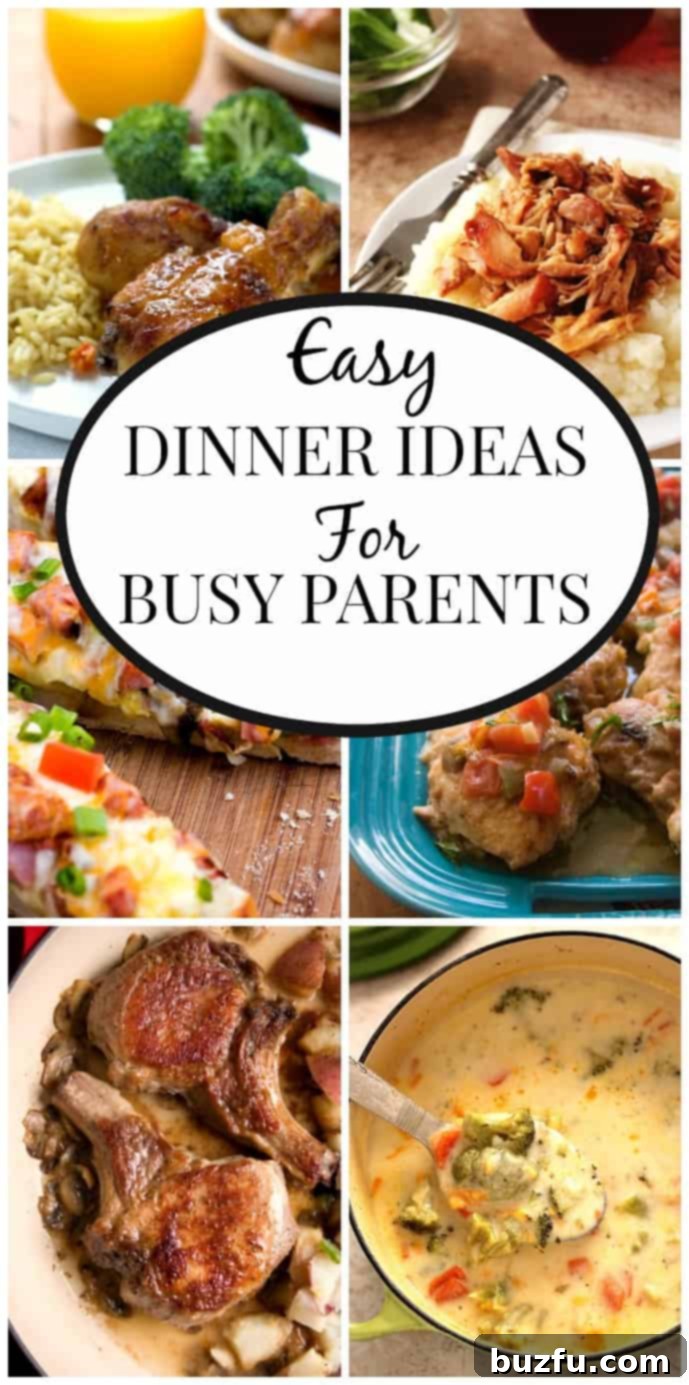 The Busy Parent's Guide to Effortless Dinners 2 easy dinner ideas for busy parents long