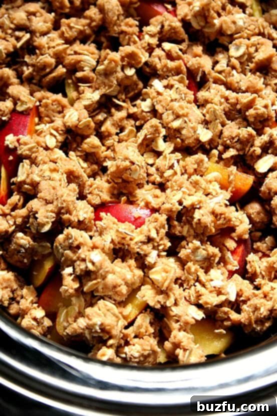 slow cooker crisp dessert 4