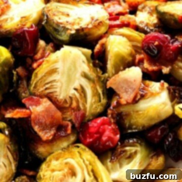 Roasted Brussels sprouts close up.