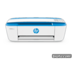HP DeskJet 3755 printer, a compact all-in-one device.