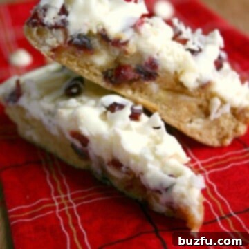 Delicious Cranberry Bliss Bars with Coconut on a serving platter