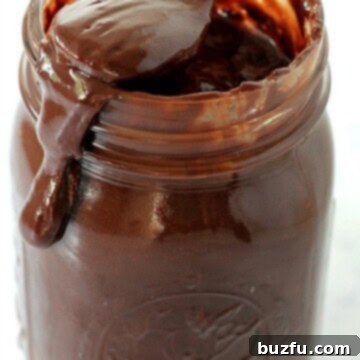 Peanut Butter Hot Fudge Sauce in a jar.