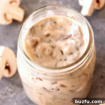 Craft Your Own Condensed Creamy Mushroom Soup 6 Homemade Cream of Mushroom soup in a jar.